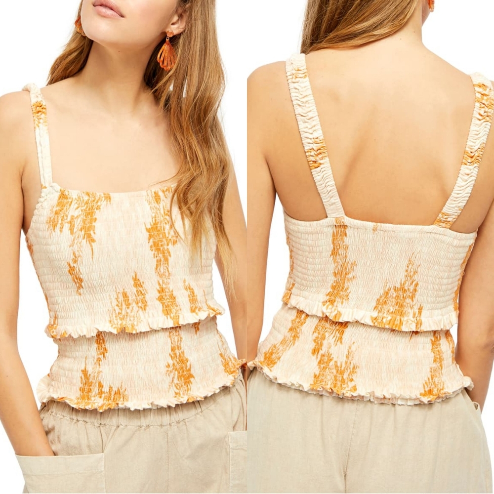 NWT Free People Hannah Printed Cami